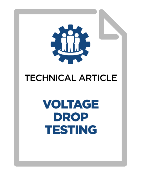 Voltage drop testing